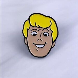 Fred Enamel Pin/ Brooch